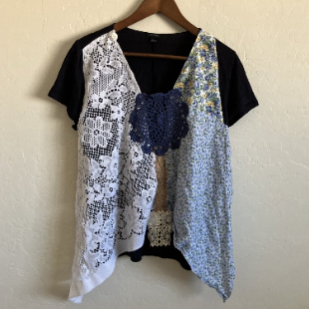 Ann Taylor Blouse XL Linen